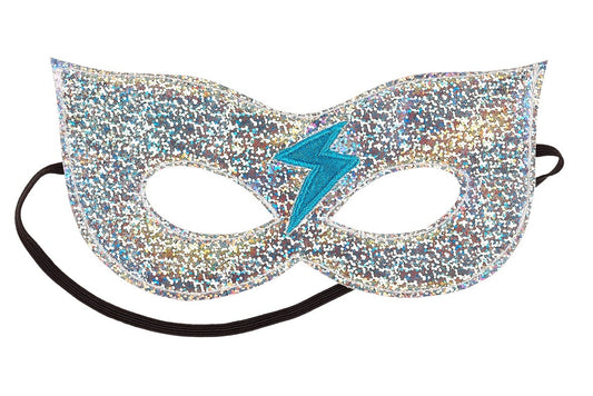 superhero mask silver