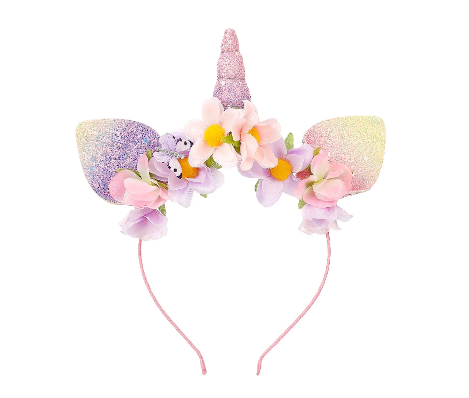 Diadema unicornio lila