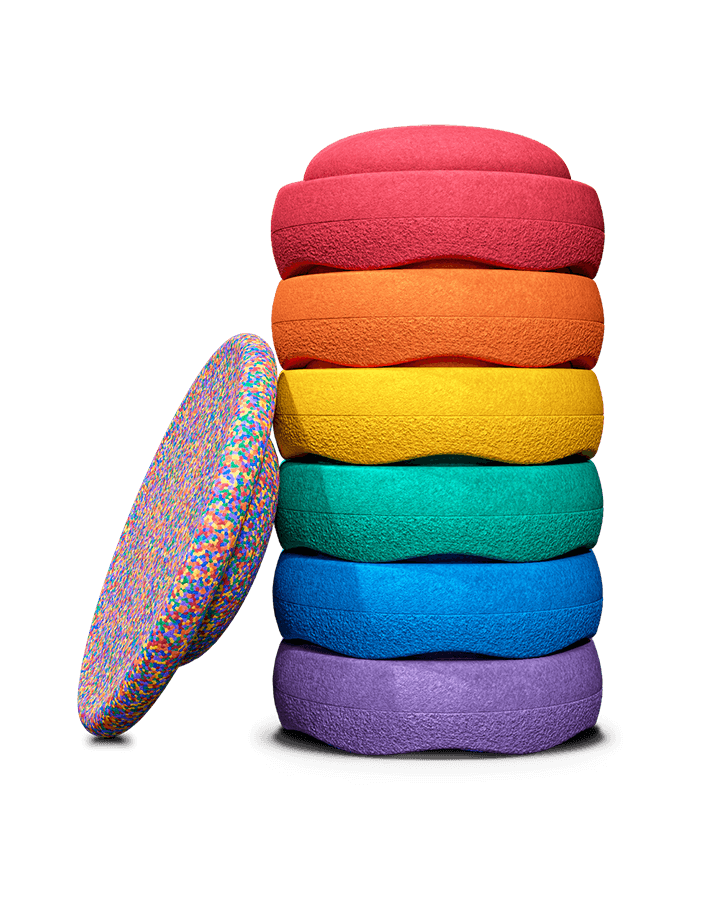 Stapelstein rainbow set classic