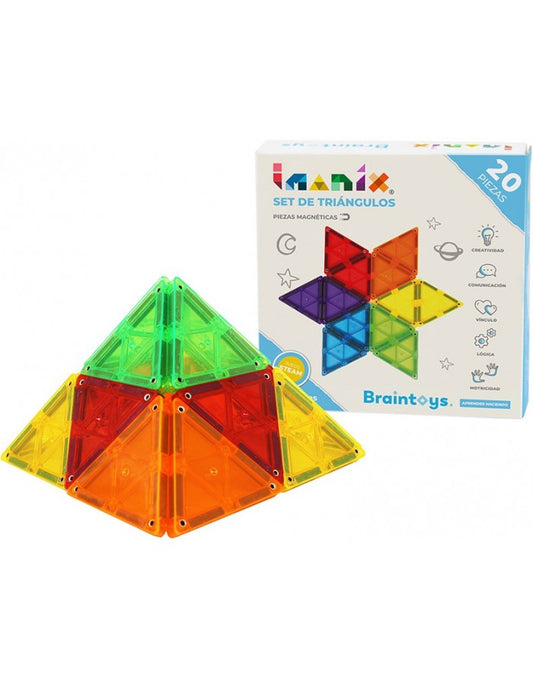 Braintoys set 20 triángulos.