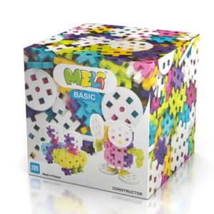 Meli BASIC constructor 100 piezas pastel